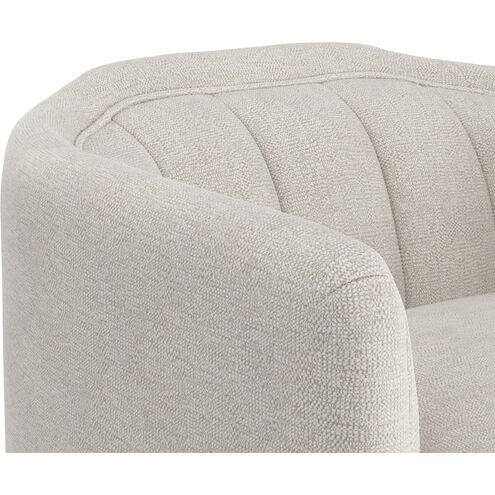 Birrit Dove Cream Armchair, Swivel